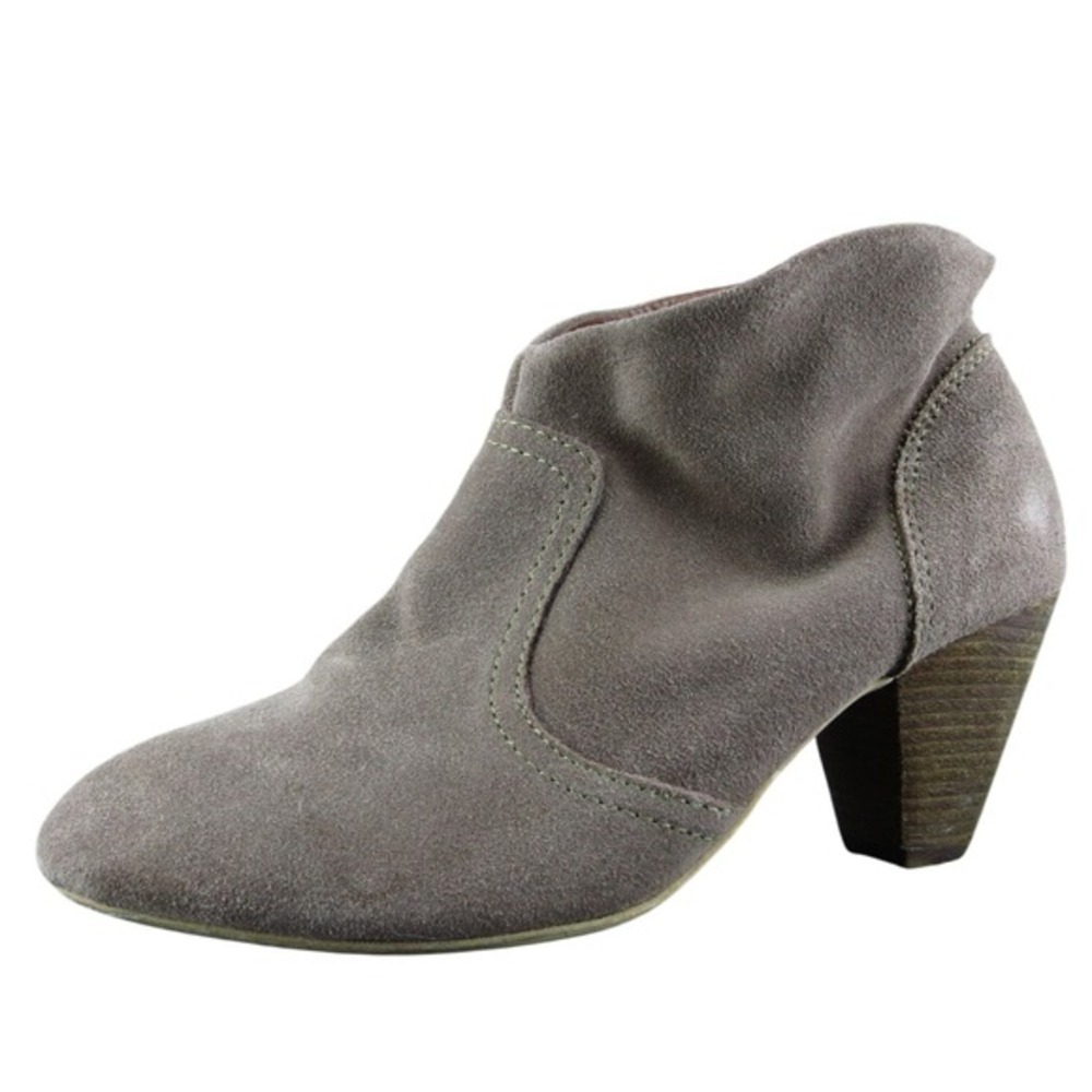 Chelsea Crew Brown Suede Ankle Boots Women 40 Heeled Pull On Stylish